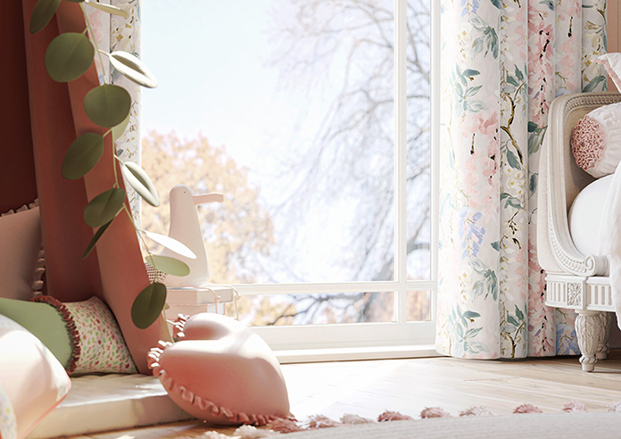 Wisteria, Blush - Made to Measure Curtains - Image 5